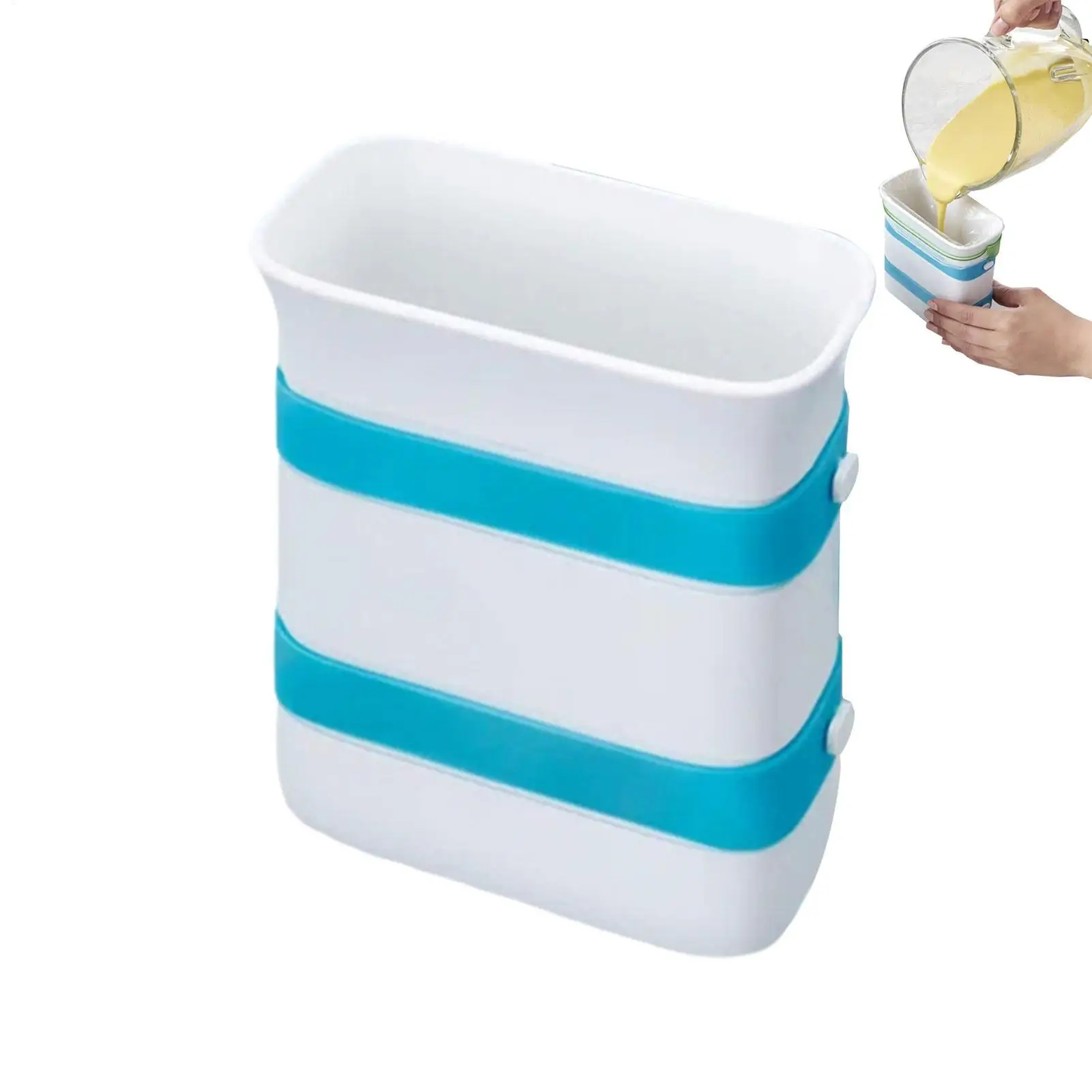 1PC Food Safety Anti-pollution Container Kitchen Block Making Machine Health Portable Seal Household Freezing Durable Convenient