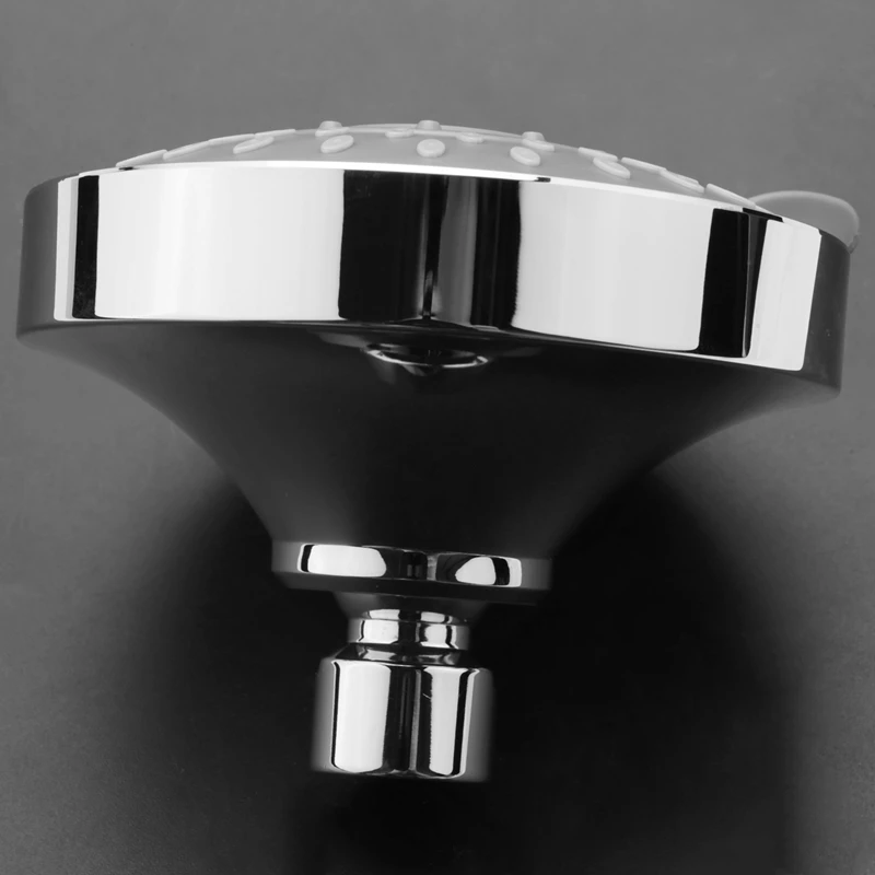 高圧固定シャワーヘッド,大流量シャワー,5つのスプレー設定,調整可能なバスルーム,4インチ