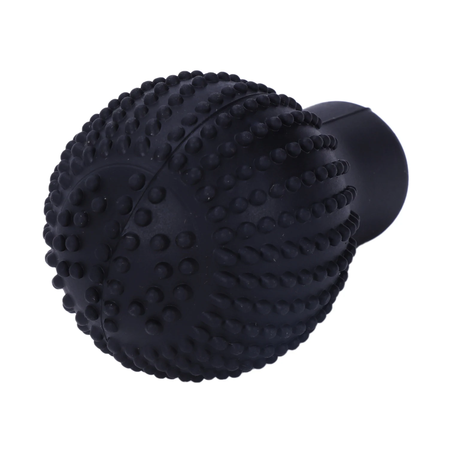 Car Vehicle Round Black Silicone Nonslip Lever Gear Shift Knob Cover