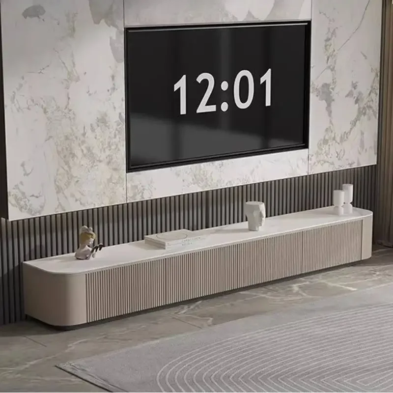 Contemporary Rustic Metal Strong Tv Cabinet Walnut Black Reliable Minimalist Practical Tv Cabinet Movel Televisao Furniture