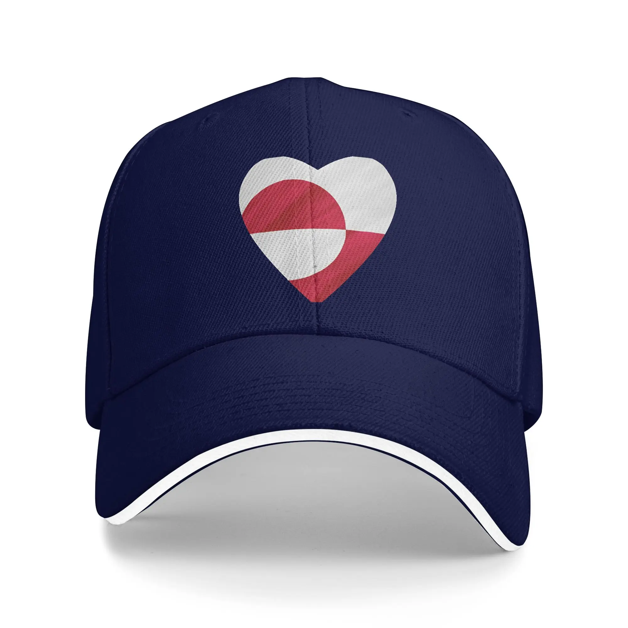 Gorras Heart Greenland MAGA Sandwich para adultos, gorra informal con la inscripción Make America Go Away, gorras ajustables con cierre trasero, gorras de béisbol de verano