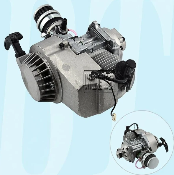 49CC small four-wheel two-stroke hand-pulled engine