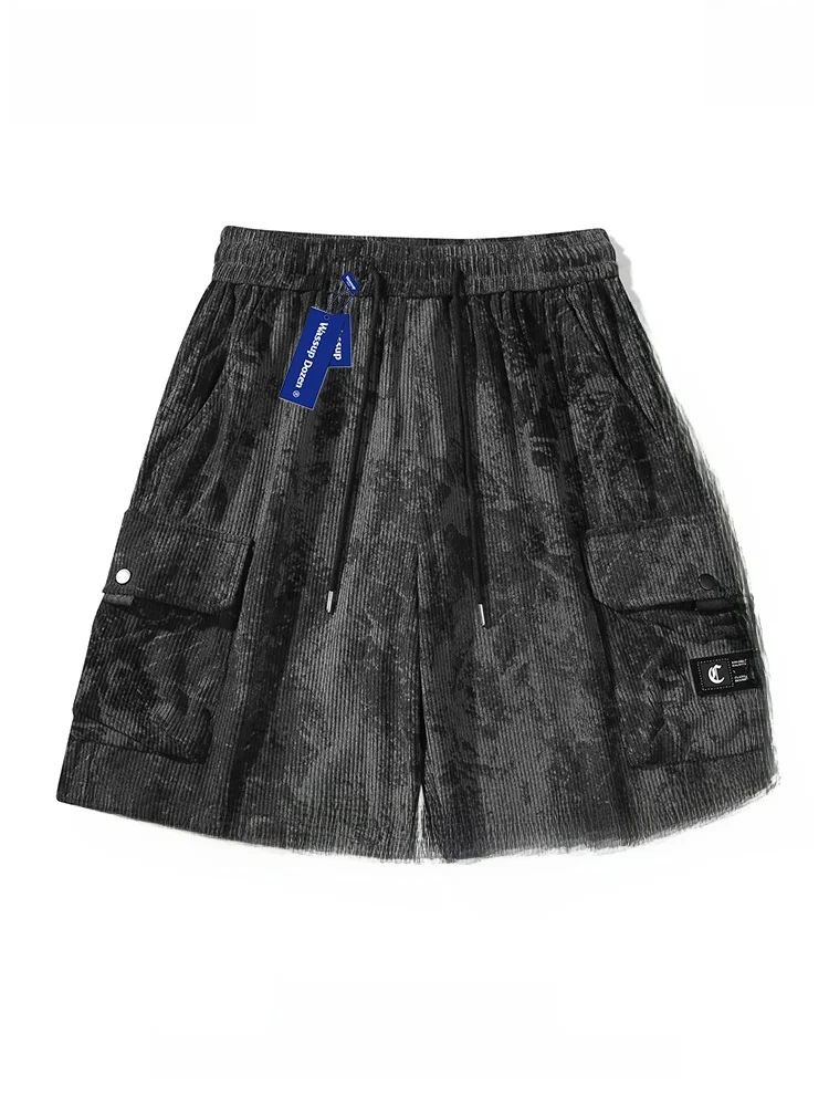 

Wassup Dozen Men's Casual Loose Fit Qui Dry orts adient Dyeing Summer New Sle Outdoor Wear Spor Five-Quarter Pants