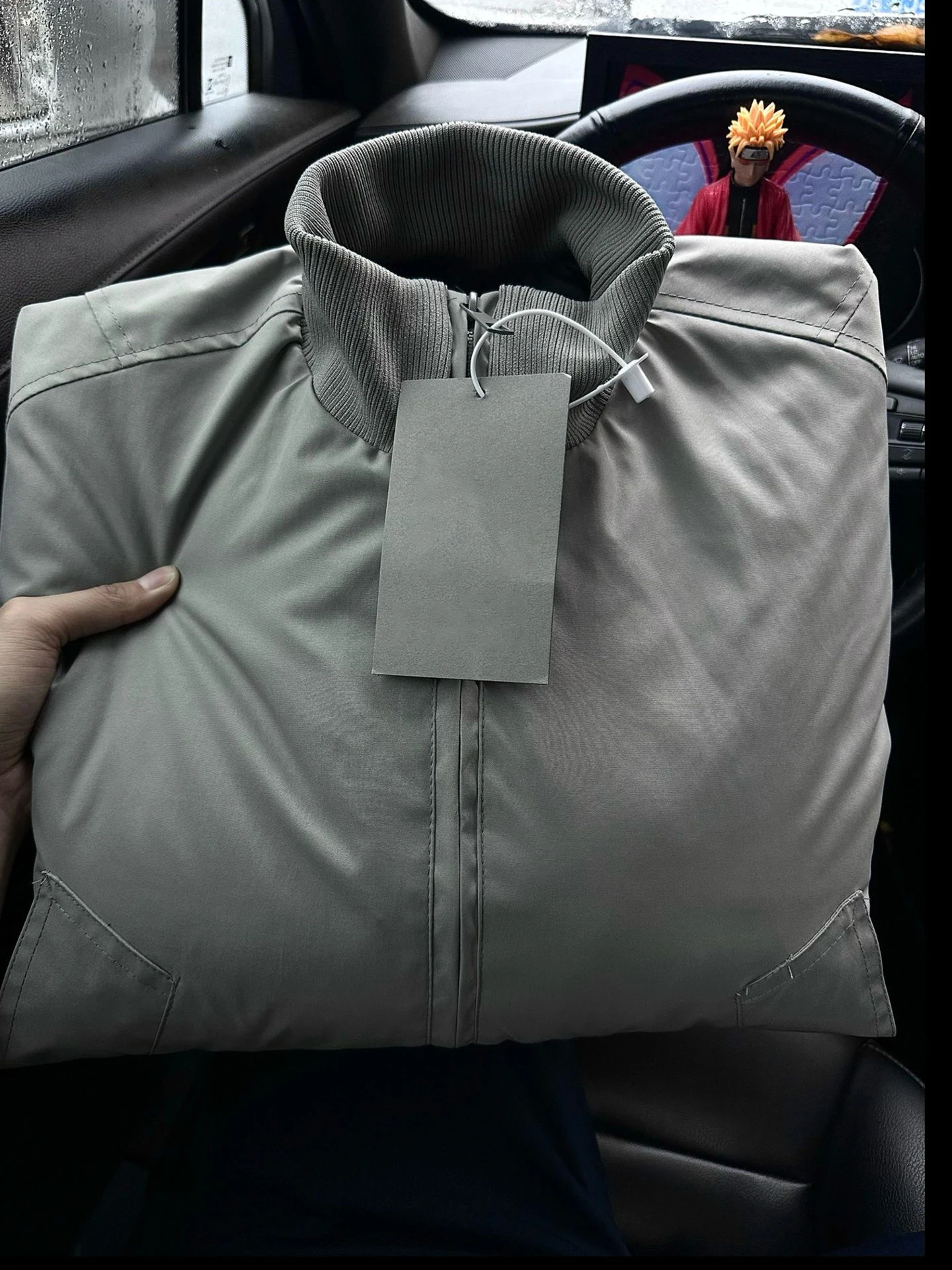 

Серая мужская зимняя куртка-бомбер с воротником-стойкой, утепленная, из хлопка, для активного отдыха, в бейсбольном стиле