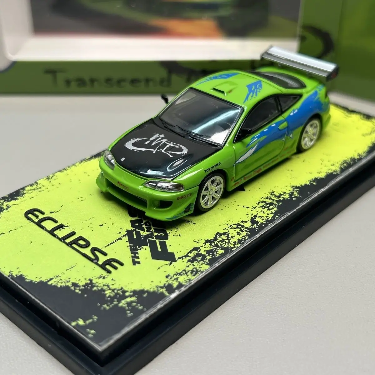 Transcend modelo 1/64 Eclipse coche de aleación fundido a presión y vehículos de juguete modelo de coche modelo a escala en miniatura coche para niños