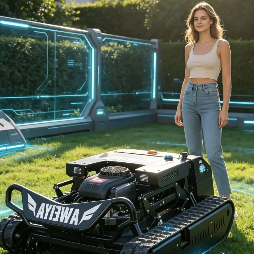 Customized Low Noise Petrol Lawn Mower Energy Saving Lawn Mower Robot Automatic Lawn Mower With Touch Screen