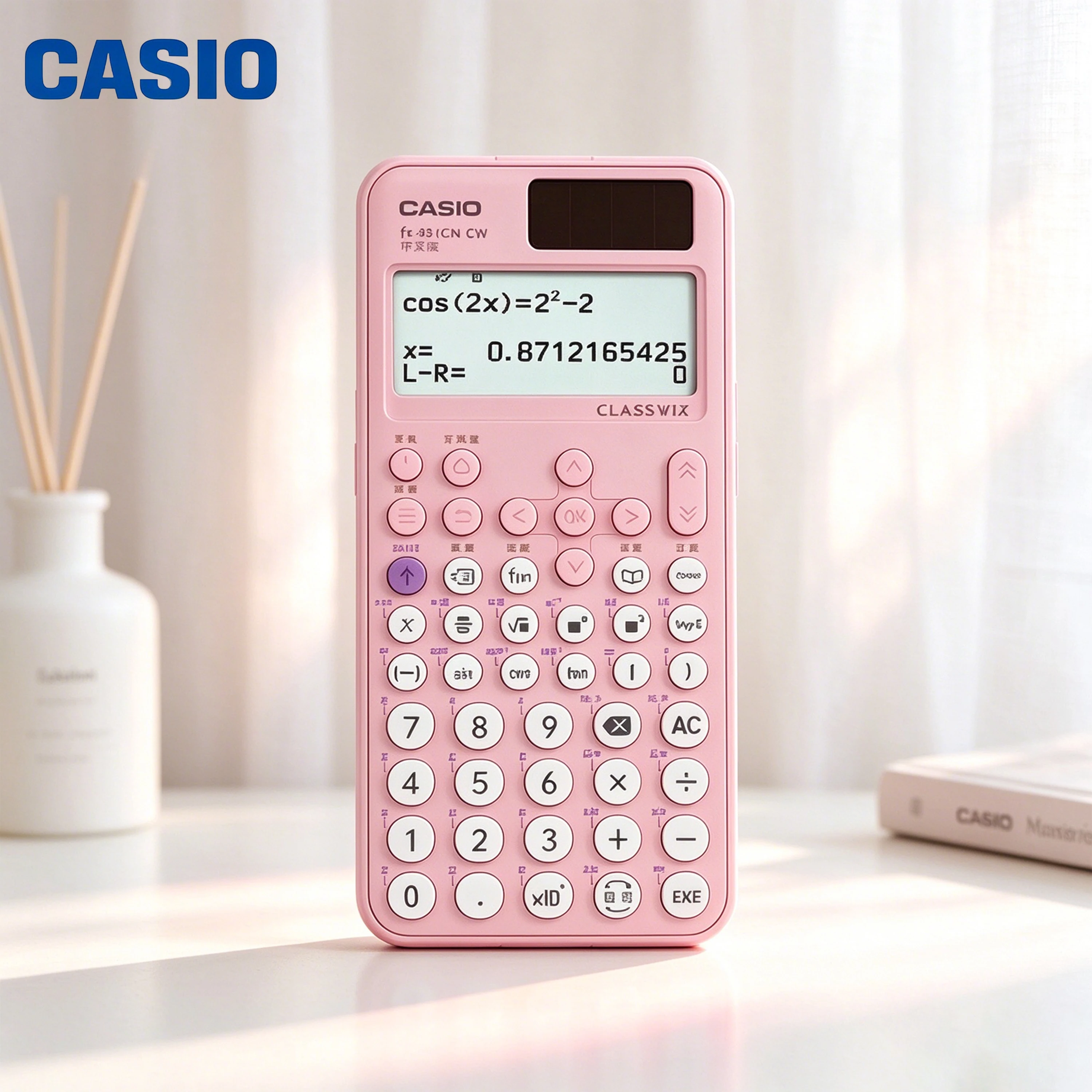 カシオ-fx-991cn-999cn。大学生向けの科学計算機。試験会場での使用に適した機能を備えた計算機。