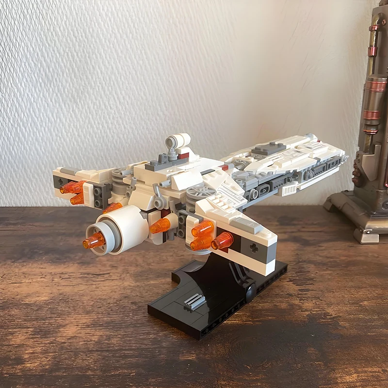 MOC المركبة الفضائية المتمردين Pelta-Class القتالية الفرقاطة وزارة الدفاع Tantive IV اللبنات الطوب لتقوم بها بنفسك تجميع اللعب الهدايا