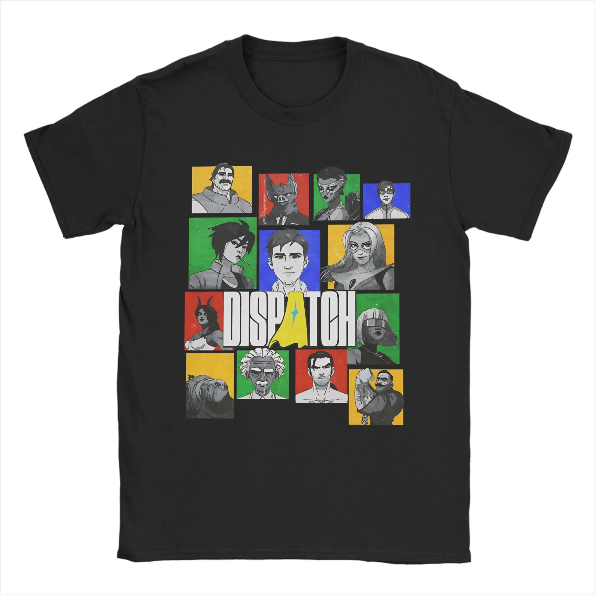 إرسال لعبة الكولاج الرجال تي شيرت مضحك تيز قصيرة الأكمام الياقة المستديرة تي شيرت القطن الخالص هدية فكرة القمم #1