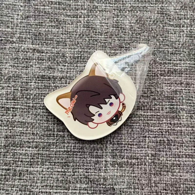 Magnes na lodówkę z akrylu z motywem gry Love and Deepspace, postaci Xavier, Zayne, Rafayel, Sylus, Caleb, akcesoria do cosplayu, ozdoba, rekwizyty.