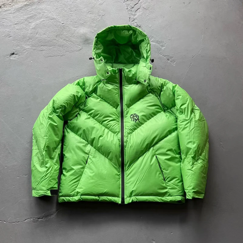 

Thiened Warmth Cotton Jaet Hooded Winter Outerwear Reaction Heat Temperature Cross-Border Youth Casual Long Sve Coat