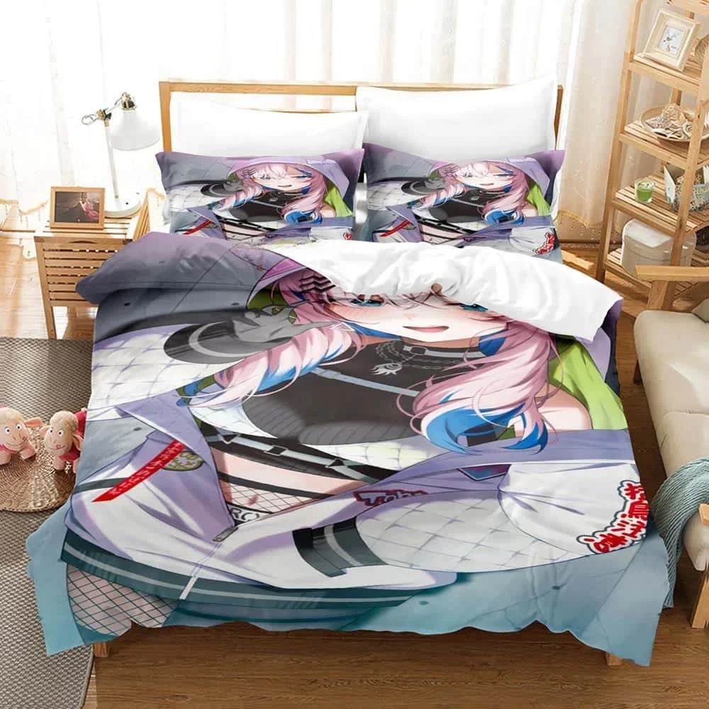 3d Print Anime Kawaii Girl Pavolia Reine Bedding Set Single Twin Full Queen King Size Bed Set Adult Kid Bedroom Duvet cover Sets