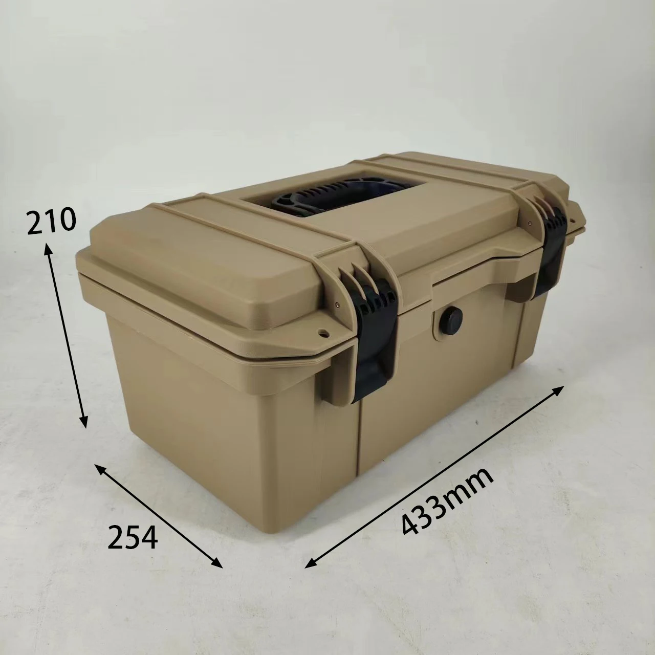 

DPC080-4 High Quality Hard Plastic PP Equipment Storage Carrying Tool Case With Customizable Interior Foam