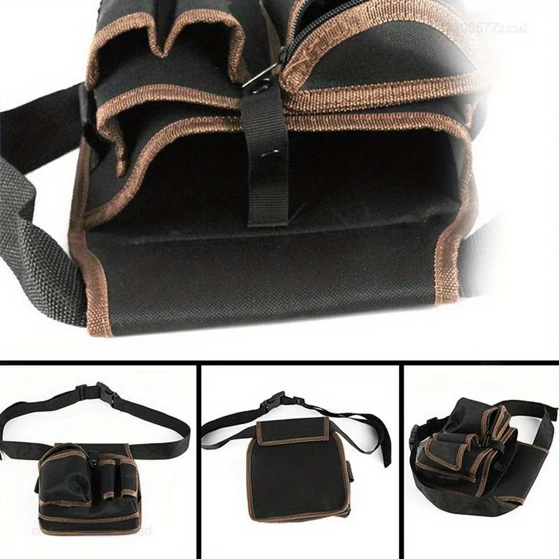 Electrician Tools Belt Storage Waist Bag Screwdriver Holster Working Holder Drill Organizer Pouch Versatility Waterproof Toolkit