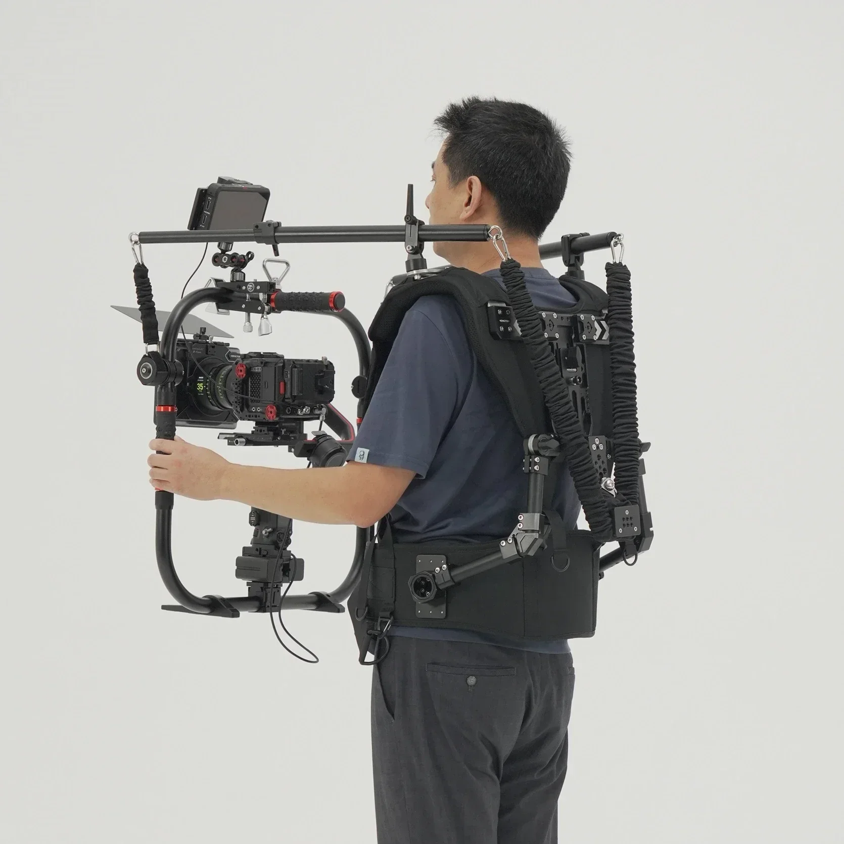 HONGTOO Float Steadycam System with Vest Dual Arm for Gimbal ring Grip support Movi DJI gimbal stabilizer video Vest rig Easyrig