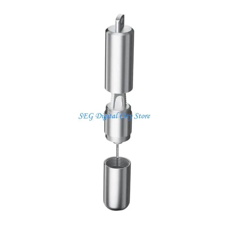 U75B Pocket Size Tray Access Pin with Small Package Opener, Metal Carry Tool with Screw Cap Cover, Steel Cutter, and Bag Ready