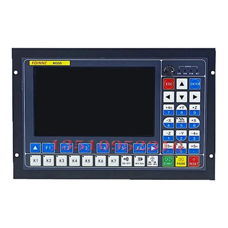 Máquina de grabado Cnc M350 de 3/4/5 ejes, controlador de movimiento con volante, herramienta de soporte de código G de 1mhz, biblioteca Atc para grabado enrutadora