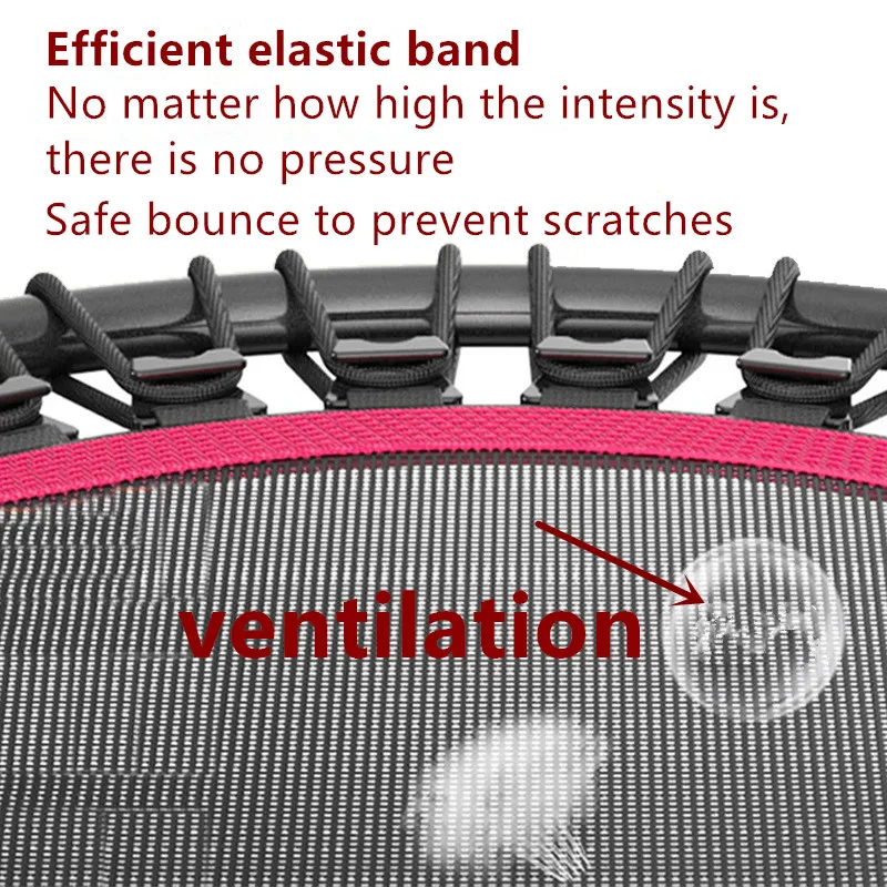 2026 Hot Selling Hexagonal Trampoline Indoor Family Kids Elastic Bed Sports Training Equipment