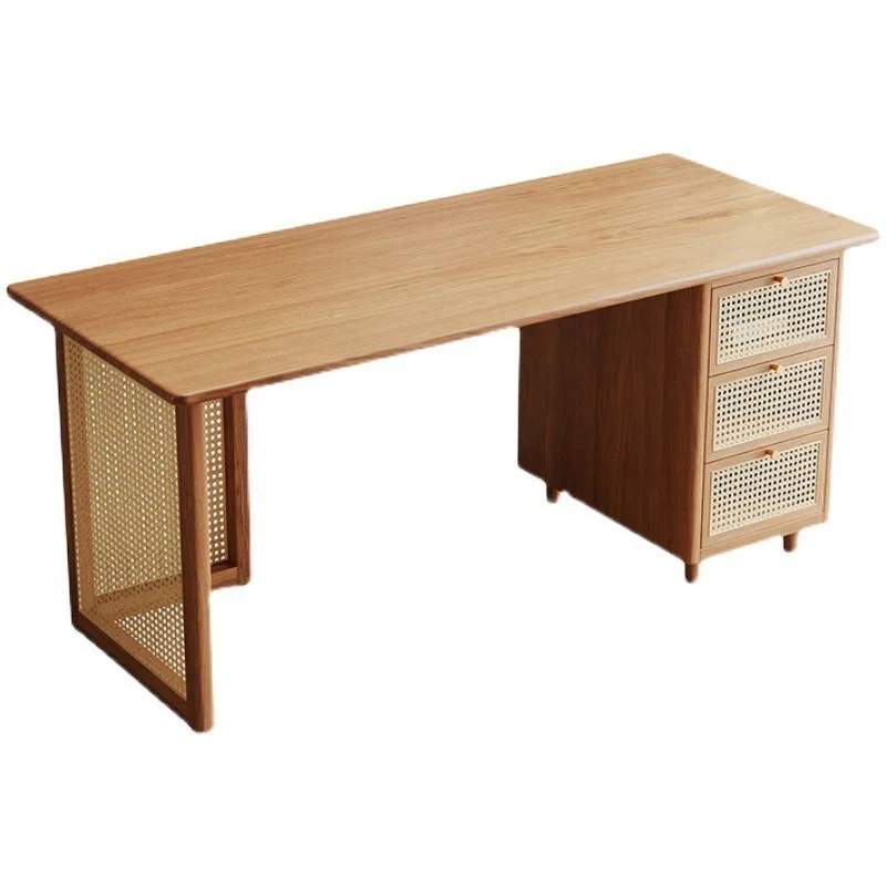 Simple Modern Home Locker with Drawer Computer Desk