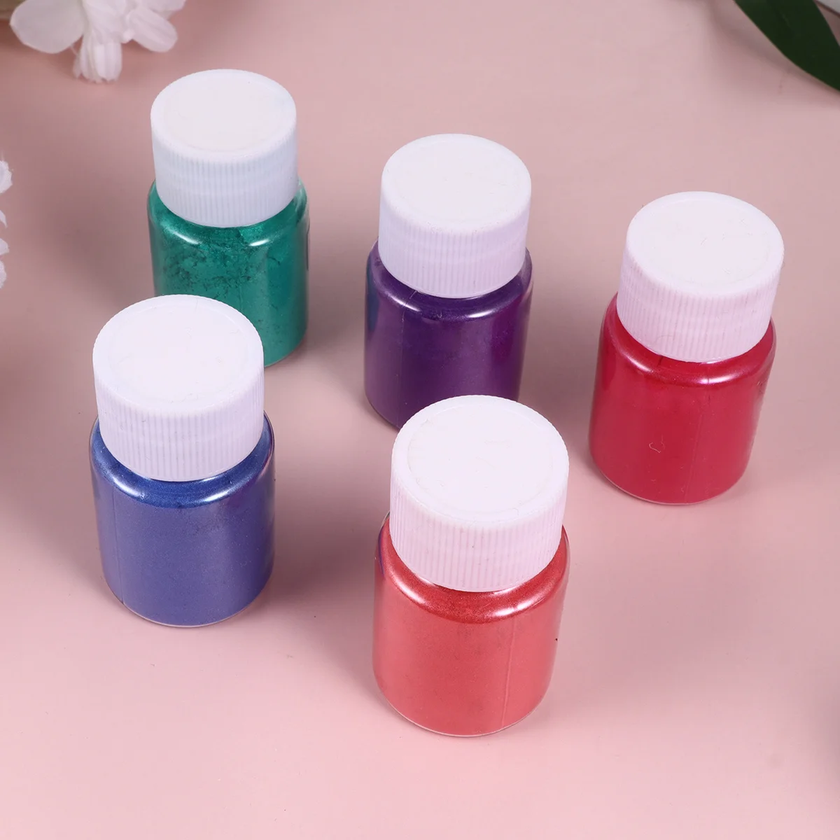 Ensemble de pigments en poudre de Mica, 8 couleurs assorties, qualité pour savon, bain, argile, artisanat, matériel fait à la main, 10 pièces