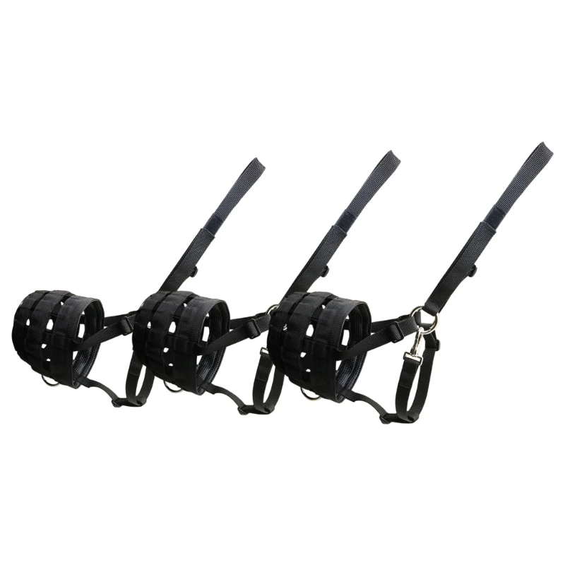 

Adjustable Equestrian Muzzle Cover Breathable Grazing Muzzle Mouth Cover For Sensitive Horses Training Accessories