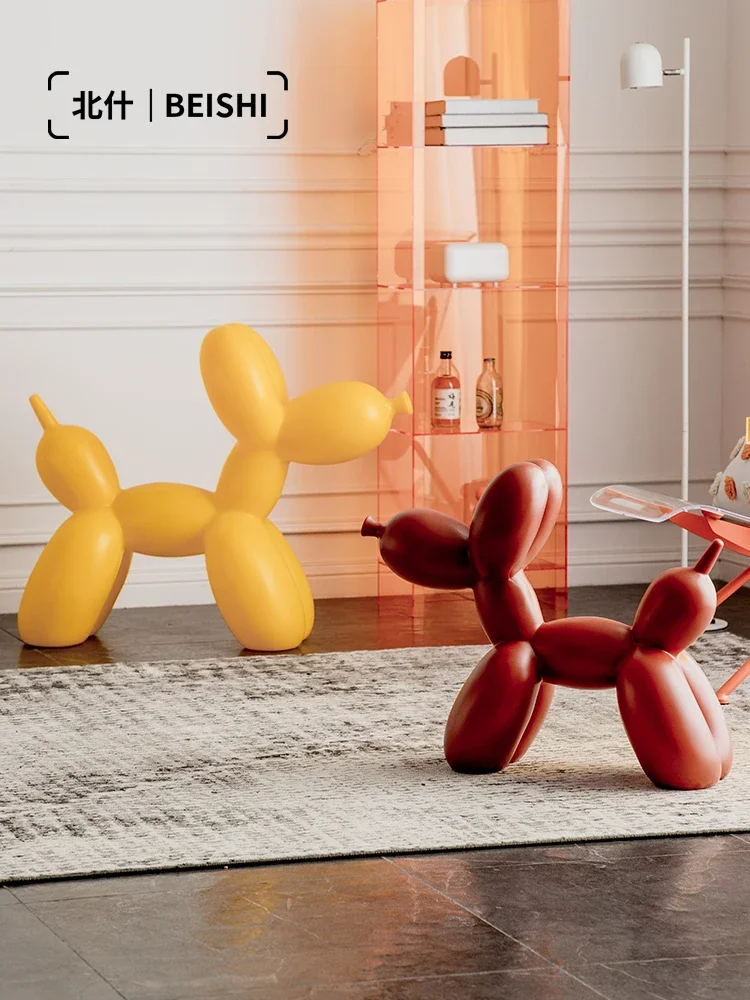 Balloon Dog Stool Nordic Home Living Room Children Chair