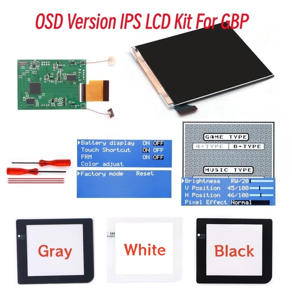 hispeedido-for-gbp-q5-ips-lcd-screen-osd-menu-highlight-brightness-lcd-kit-retro-pixel-mod-for-game-boy-pocket