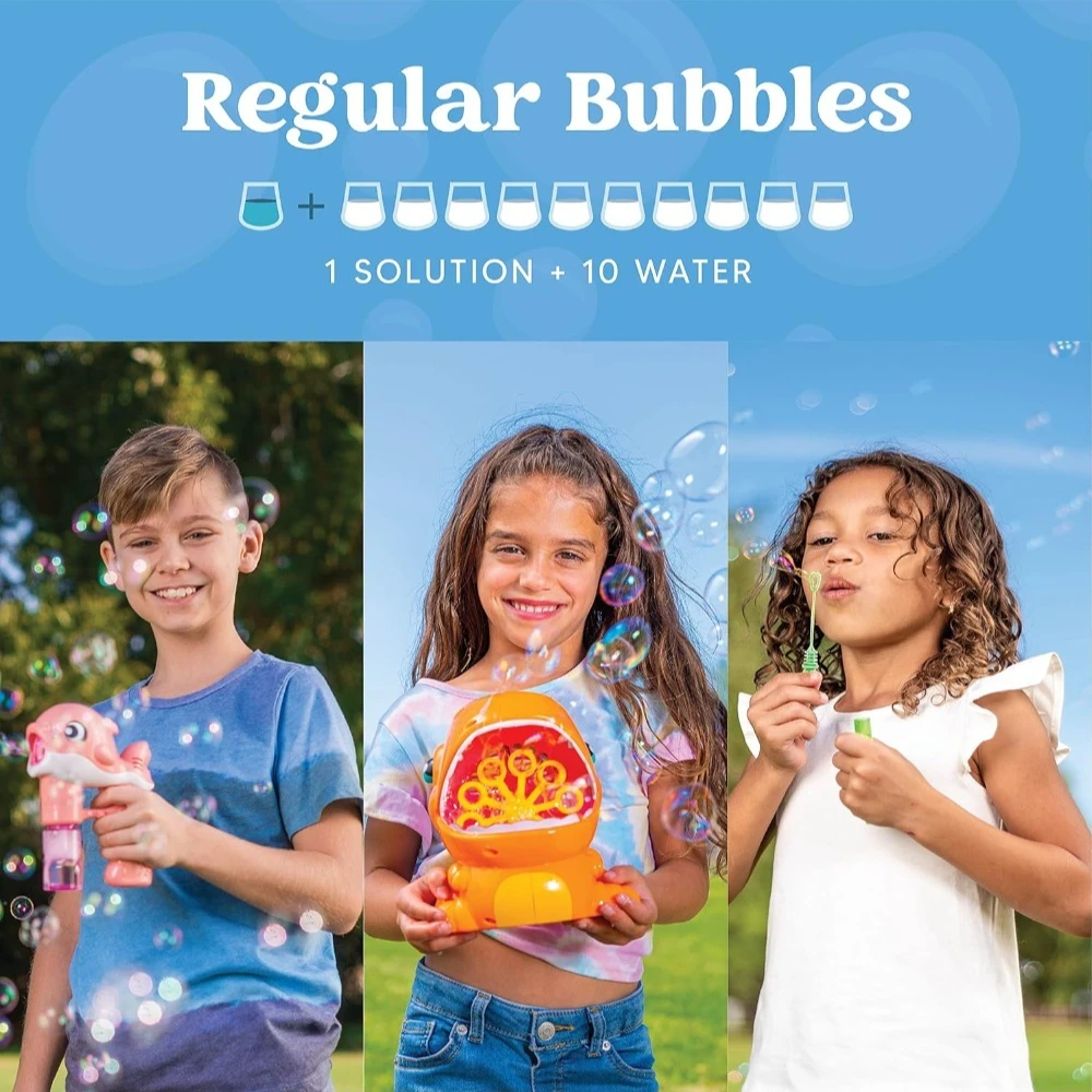 JOYFY 32 OZ Concentrated Bubble Solution for Bubble Machines (Up to 2.5 Gallons) Concentrated Solution Refills for Machine Wands