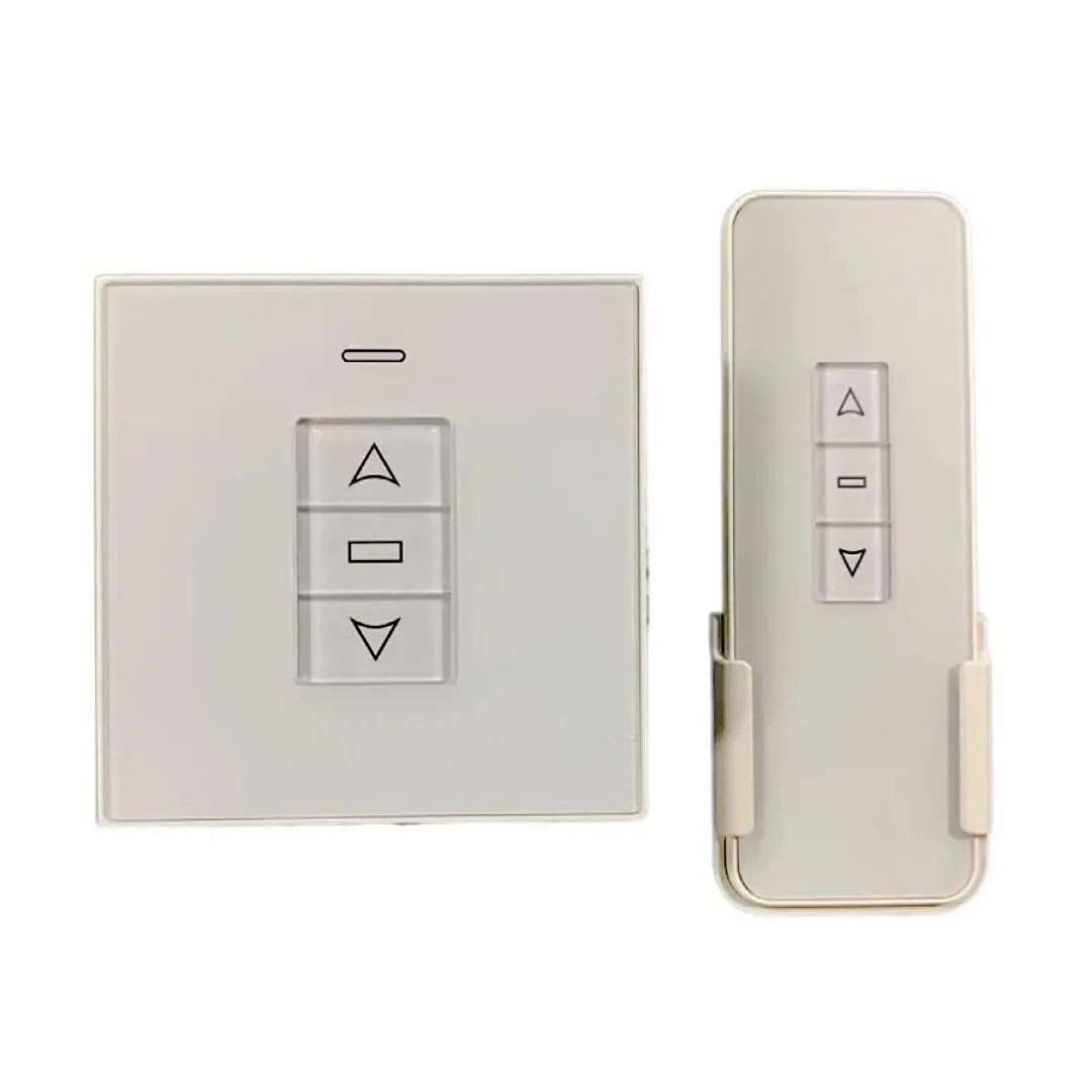 Wireless Window Open Motor Remote Control AC220v To DC24V 86mm*86mm Maximum Output Power 96W Crystal Screen Curtain Control