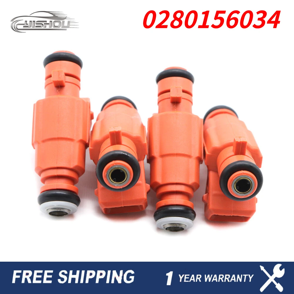 

4 шт. топливных форсунок для Citroen C2 C3 Xsara Berlingo Peugeot 206 307 1007 Partner 1.6 16V 2000-2014 02801 56034 0280156034