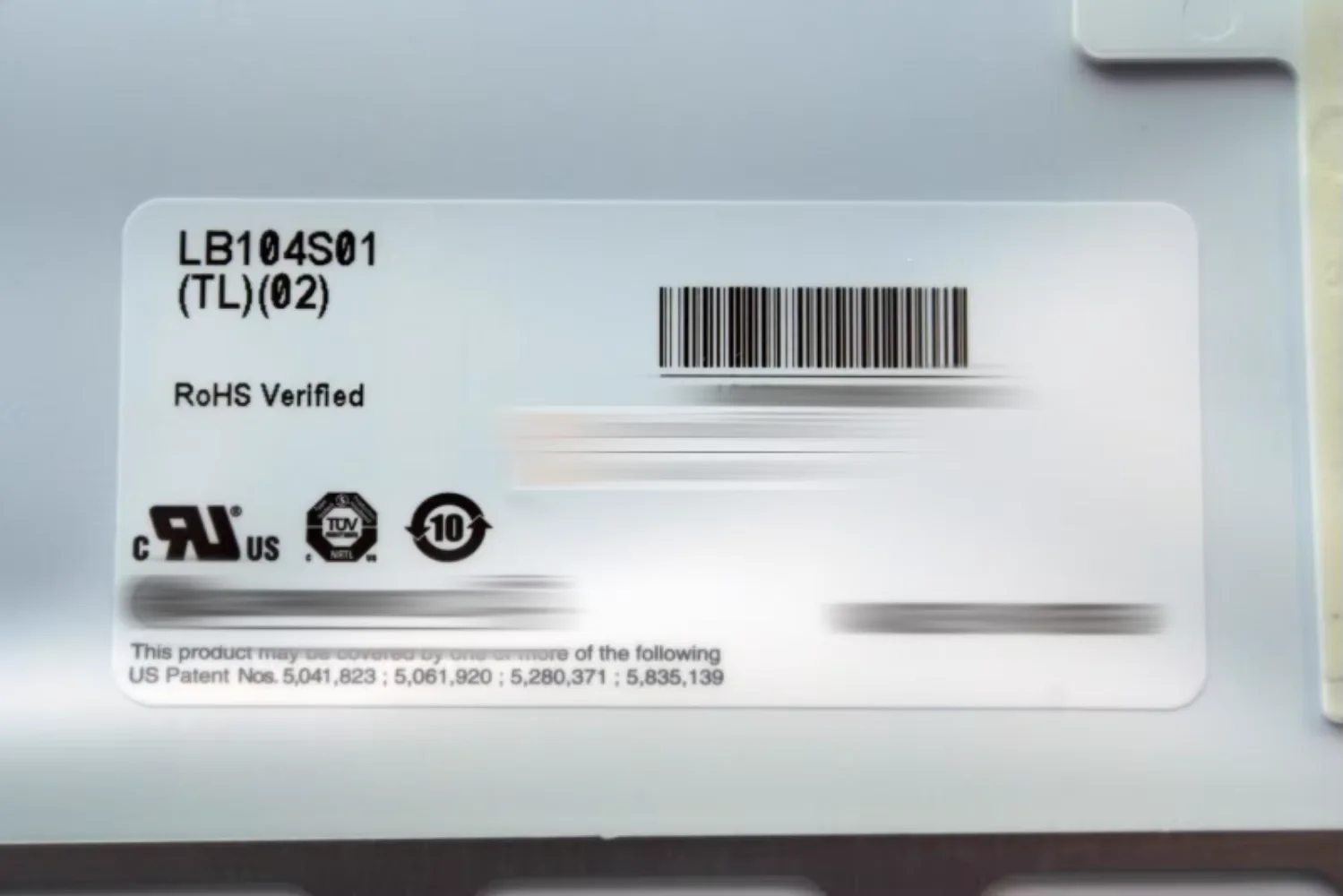 Оригинальный 10,4-дюймовый ЖК-экран LB104S01-TL02 LB104S01-TL01