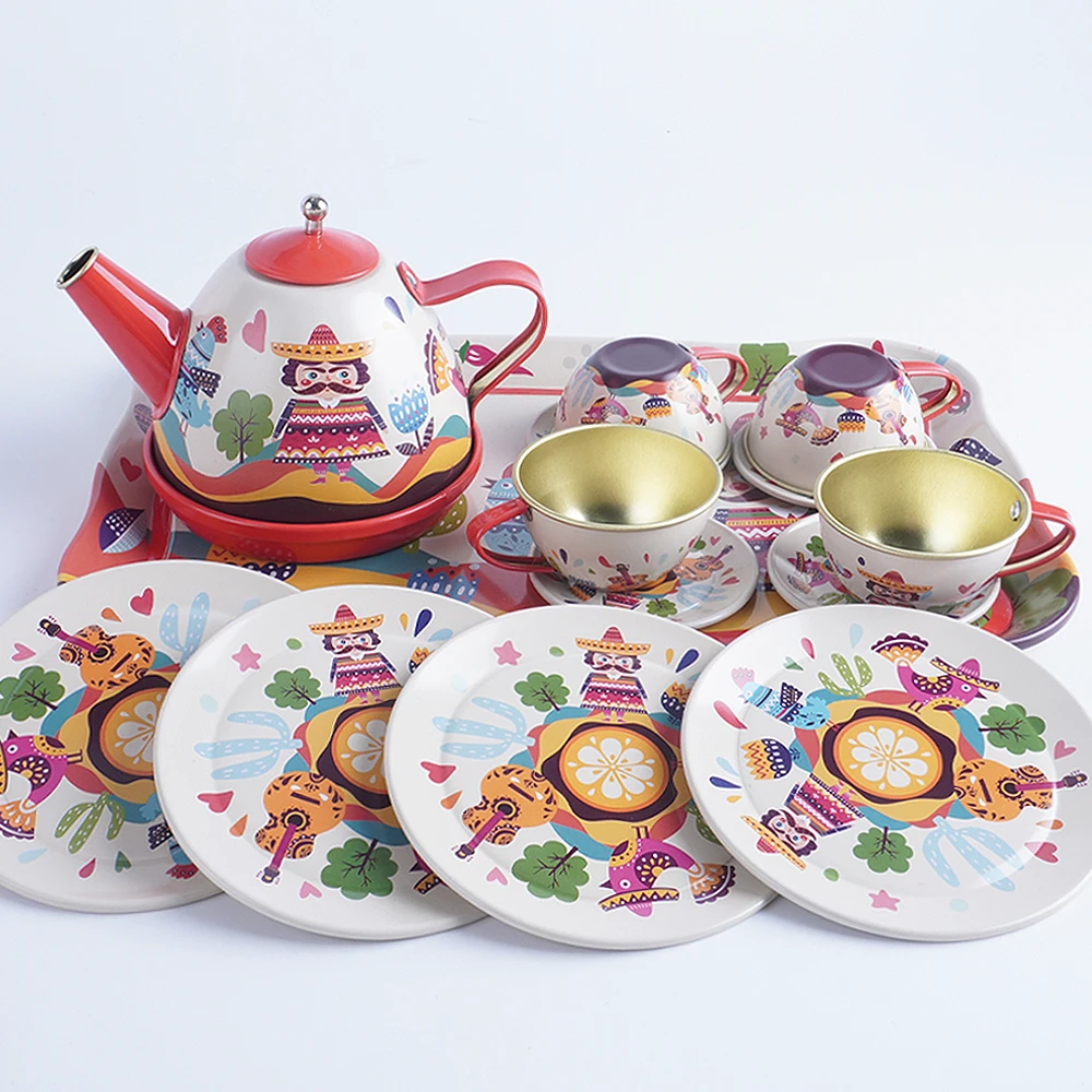 Simulation service à thé théière cuisine thé de l'après-midi semblant jouer jouet thé de l'après-midi jouer jeu éducation précoce jouets pour enfants enfants