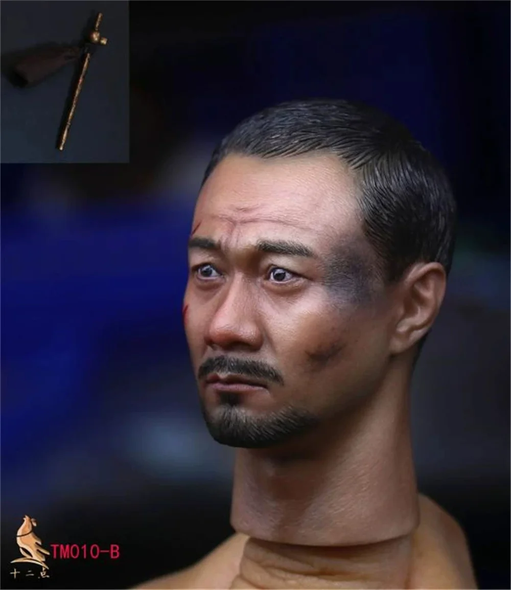 Chinese People's Volunteer Army Series Head Carving - Gunner 1/6 TM010AB Headcarving Accessories Military Model For 12 