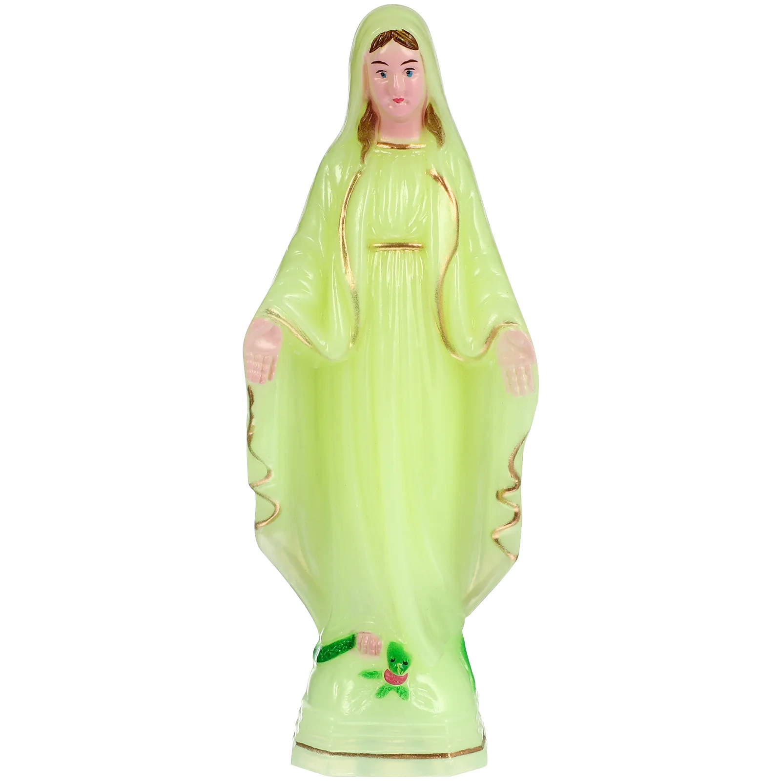 

Our Lady of God Ornament Mary Mother Adornment Outdoor Christmas Decoration Virgin Statue Religious Gifts Figurine