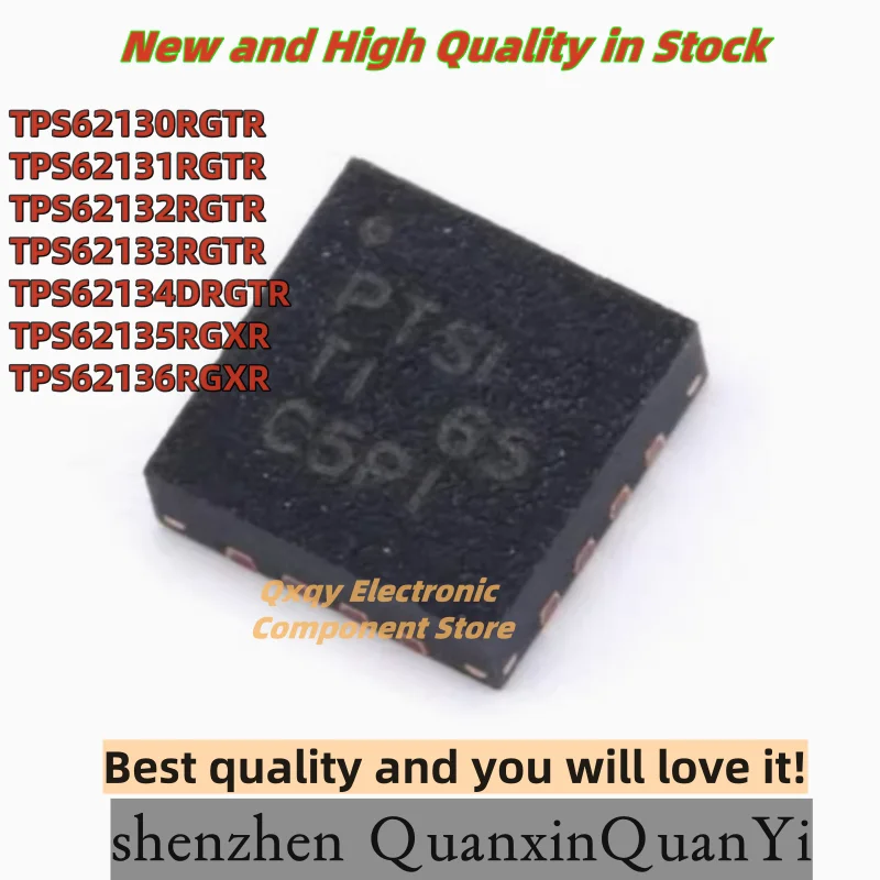 10pcs TPS62130RGTR PTSI TPS62131RGTR QVX TPS62132RGTR QVY TPS62133RGTR QVZ TPS62134DRGTR 134D TPS62135RGXR 62135  62136