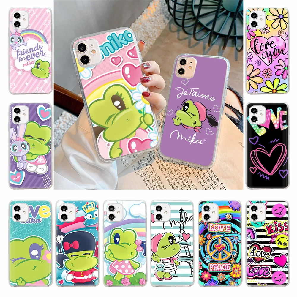 ZY7 Mika Love Clear Case for LG VELVET G8 ThinQ G8X K62 K42 K61 K52 K92 Q61 Q60 Q52 V40 V50 V60 THINQ5