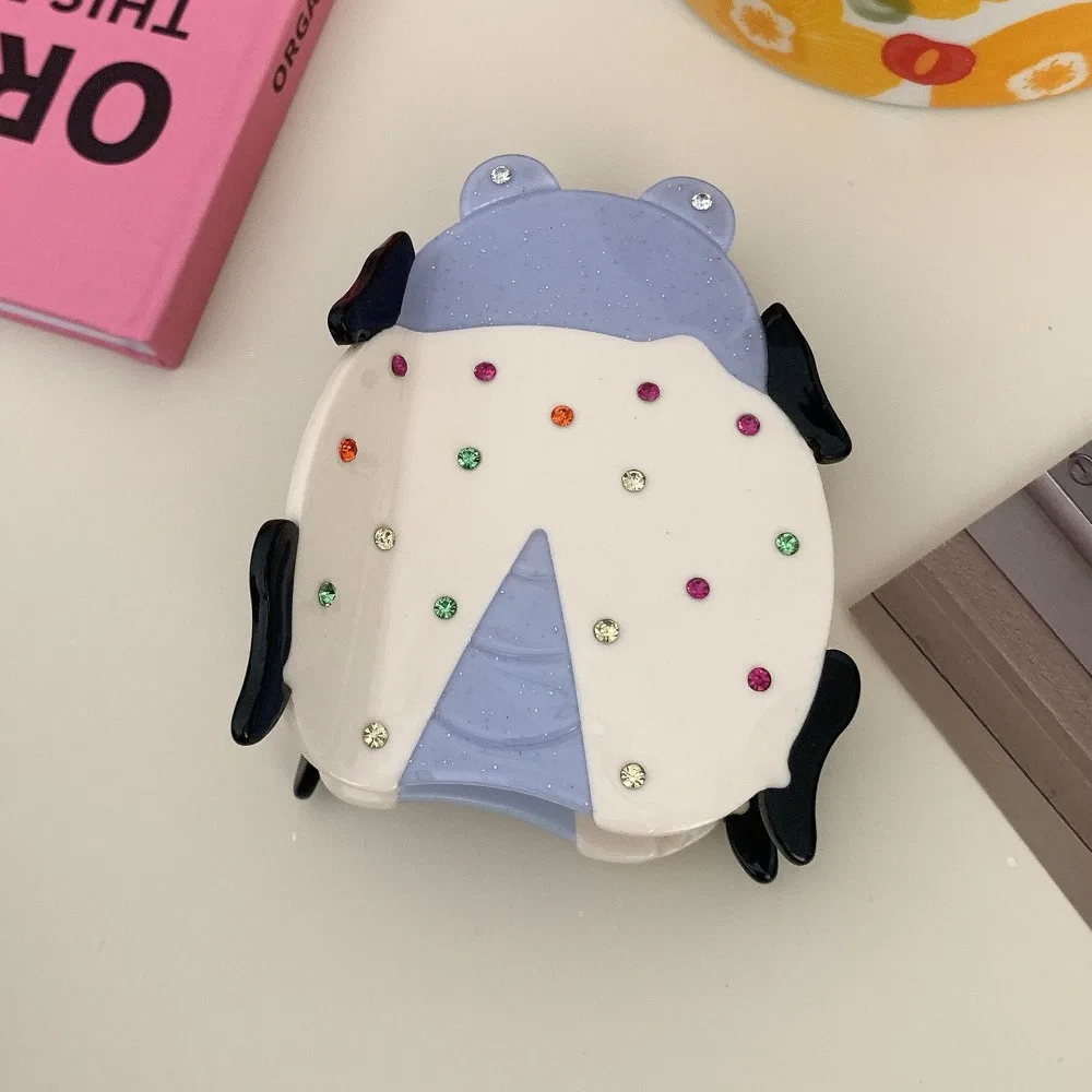 

Fashion Acetate Ladybug Hair Clip Styling Tools Cartoon Hairpin Ponytail Clip Women Girl