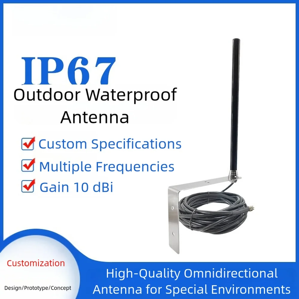 L'armadio per antenna impermeabile da 2,4 GHz/433 MHz supporta GSM, GPRS, WiFi, 4G e connettore di frequenza 433 MHz PER SMA, tipo N, TNC, BNC
