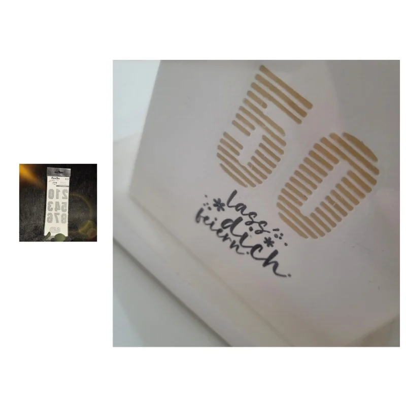 Neues Produkt Vorverkaufszahl Eltern-Kind-Stanzformen DIY Scrapbook Album Dekoration Geprägte Papierkarte