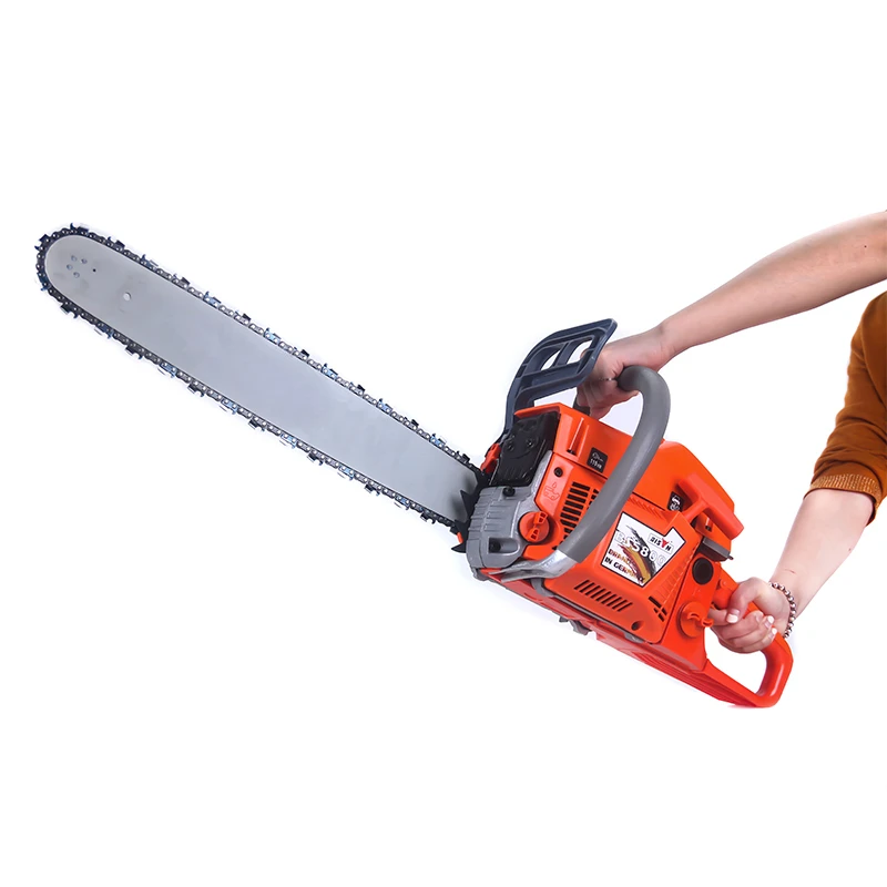 

New Model 52cc Chainsaw 58cc Gasoline Chainsaw 2-stroke Moto Sega Chainsaw 22 inch Motosierras