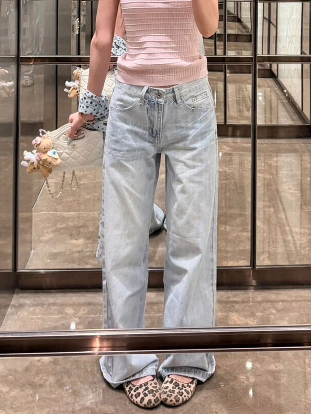 

Slim Fit American Style Wide Leg Jeans Women's Thin Version Washed Summer New Arrival Loose Thin Denim Jeans for Ladies