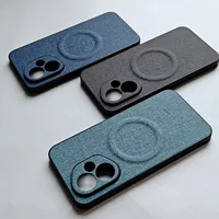 Luxury PU Magnetic Wireless Charging Phone Case for Huawei Honor 200 300 400 Lite Ultra Pro Shockproof Protective Back Cover