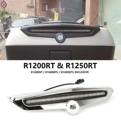 Motorcycle Accessories LED Brake Light Top Case Cover 49L Black For BMW R1200RT R1250RT K1600GT R1300RT K1600GTL Exclusive