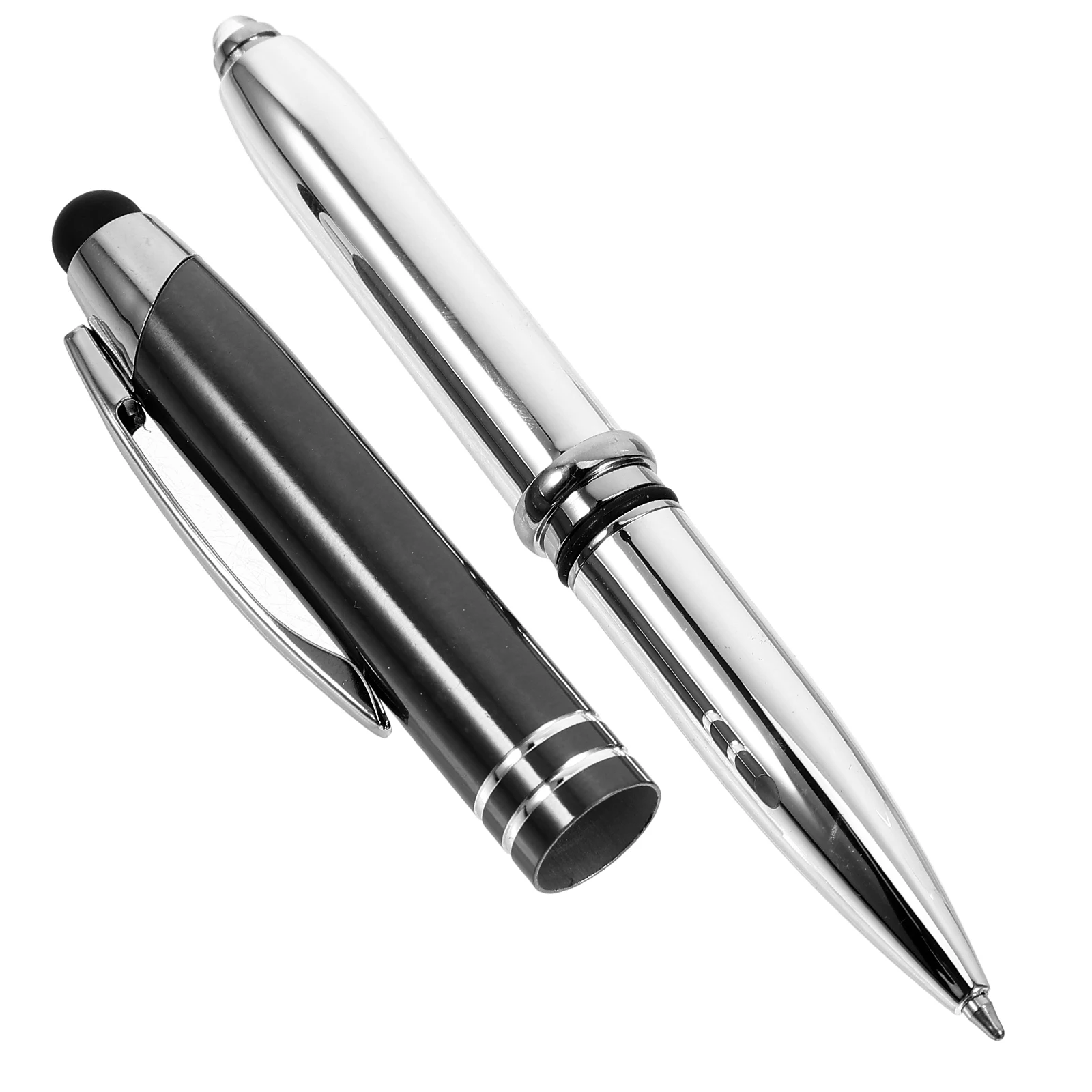 

LED Light Ballpoint Pen with Lighted Tip for Writing The Dark Computer Stylus Touch Screen Fine Black