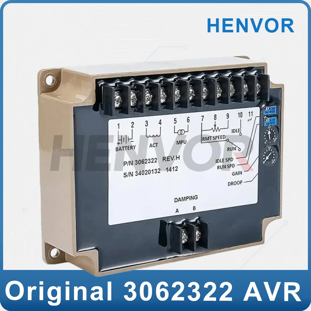 3062322 Generator Speed Controller Module Diesel Engine Electric Governor Control Circuit Board Genset Parts