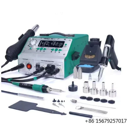 YIHUA 948-II Suction Tin Gun Desoldering Station Hot Air Gun Soldering Iron Suction Pen 4 in 1 Intelligent Soldering Station