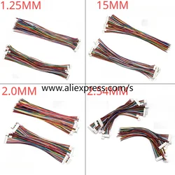 10PCS JST/ZH/PH/XH 1.25MM 1.5MM 2.0MM 2.54MM  Female Plug Connector With Wire 2/3/4/5/6/7/8/10P/12 Pin