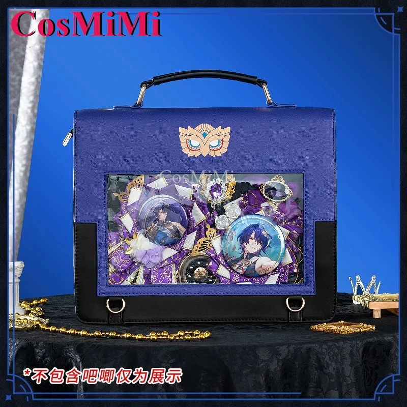 CosMiMi Game Honkai: Star Rail Dr. Ratio Cosplay Theme Impression Pack Daily Preppy Commuter Backpack Messenger Bag Cute Itabag