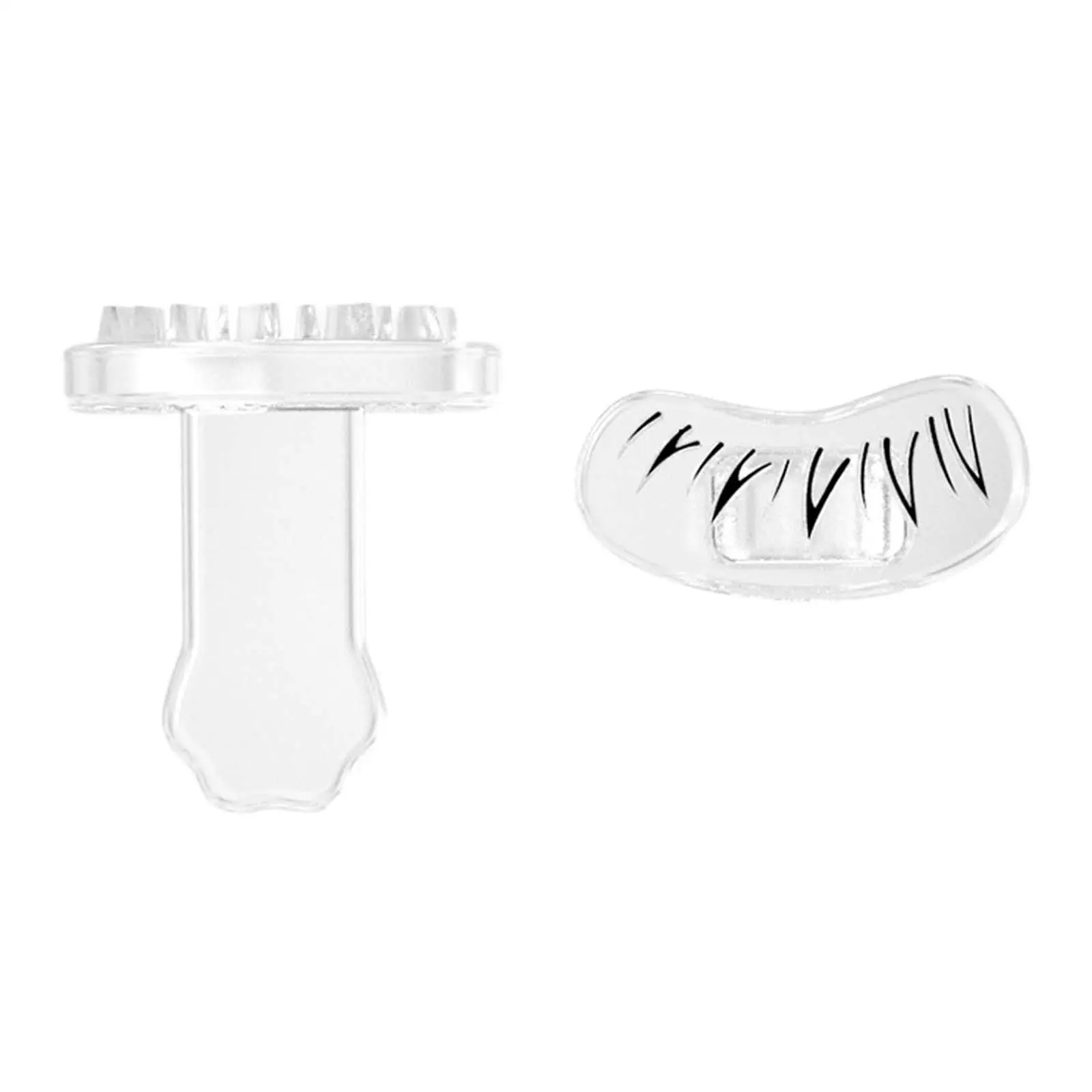 2 Pieces Lower Eyelash Stamps Tool Eyelashes Prints for Exercise Travel