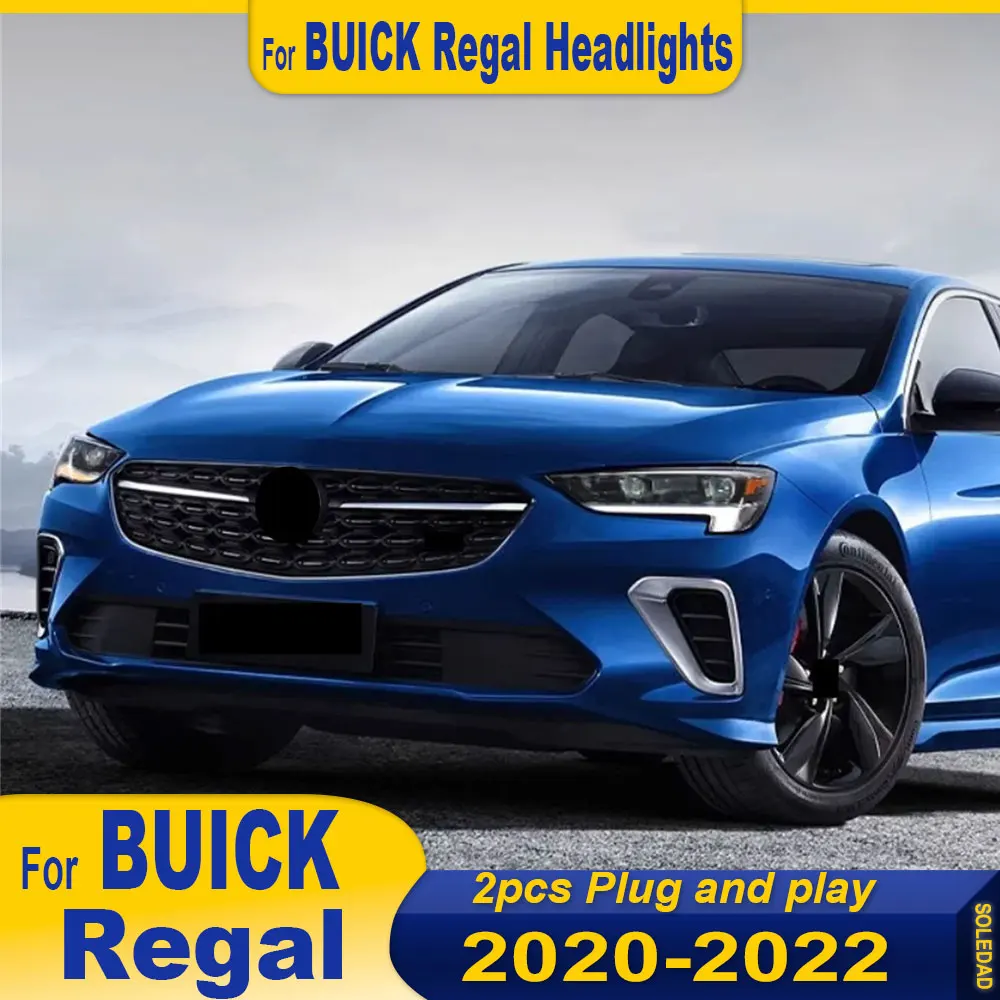 

Car headlights for Opel Buick Regal LED Headlight 2016-2019 Headlights Regal DRL Turn Signal High Beam Angel Eye Projector Lens